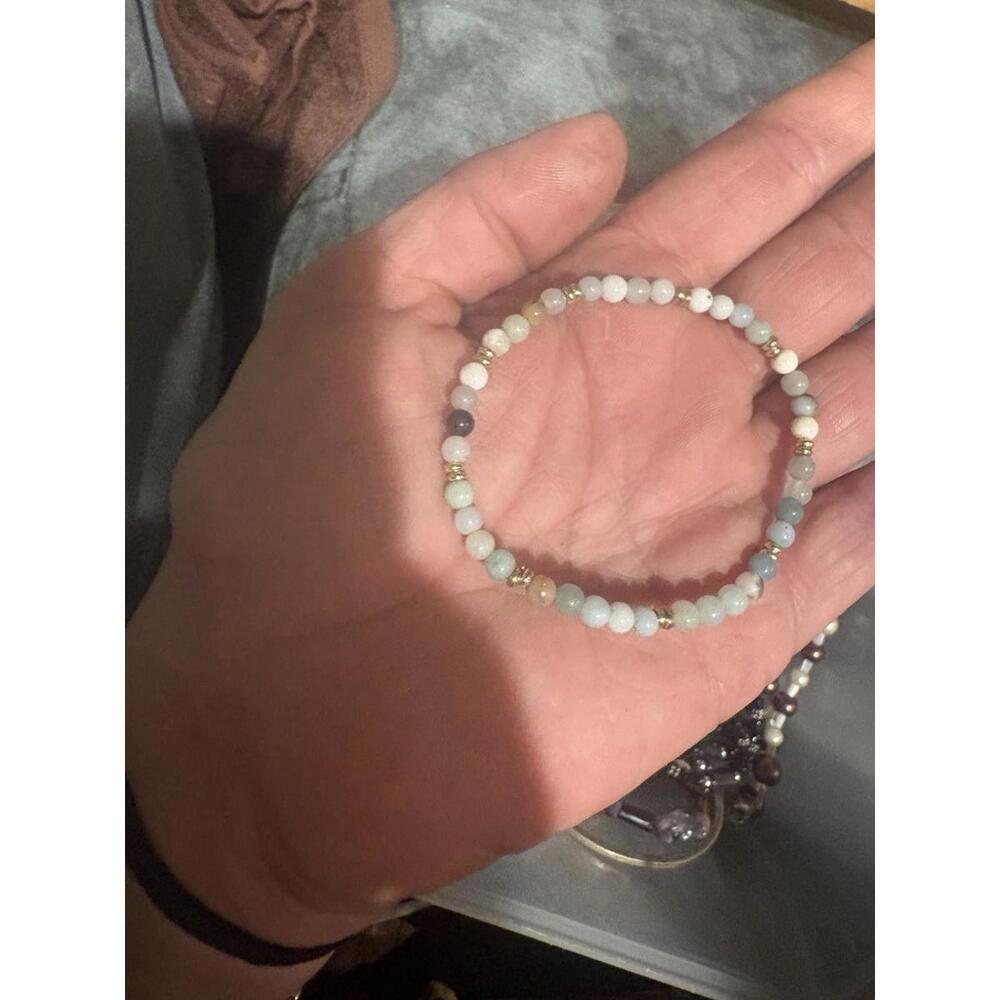 beryl gemstone piece featuring morganite and aquamarine
